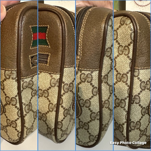 ✅FINAL SALE! Authentic Gucci Sherry GG PVC Leather Crossbody Bag - Picture 5 of 12